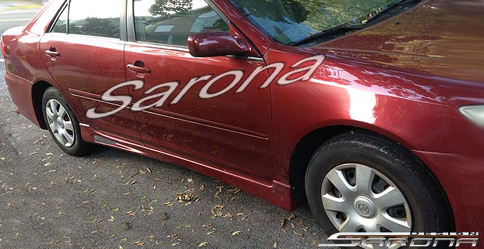 Custom Toyota Camry  Sedan Side Skirts (2002 - 2006) - $390.00 (Part #TY-041-SS)